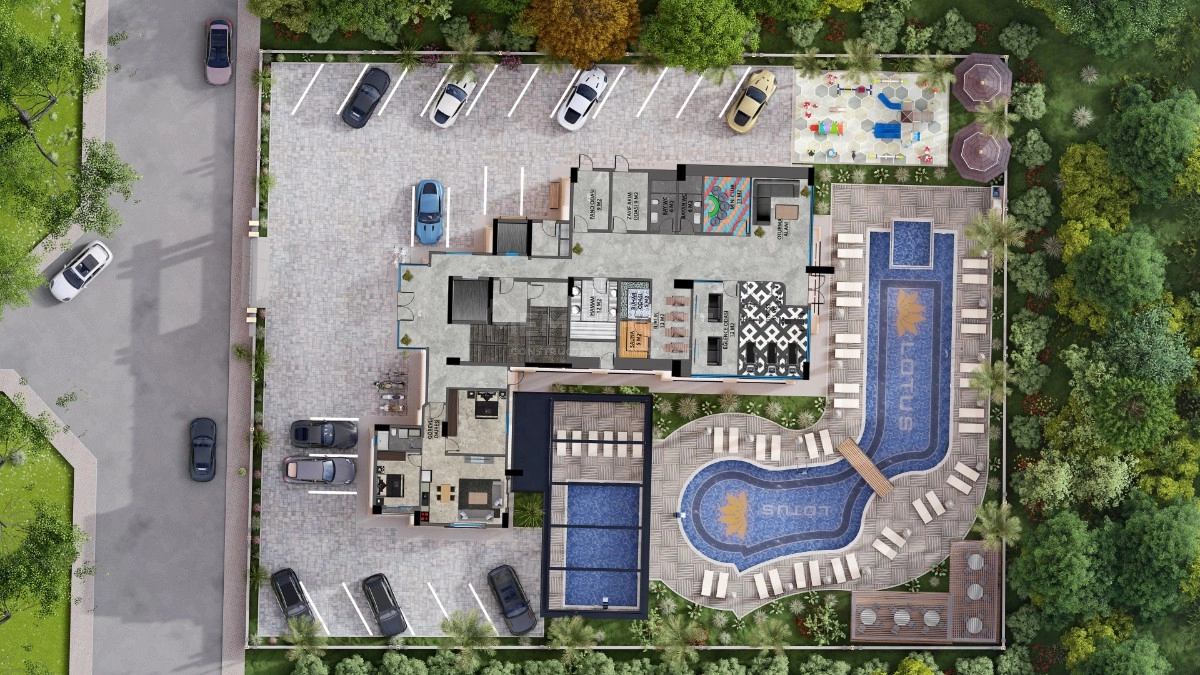 1+1 Apartment for Sale Mahmutlar Lotus Residence