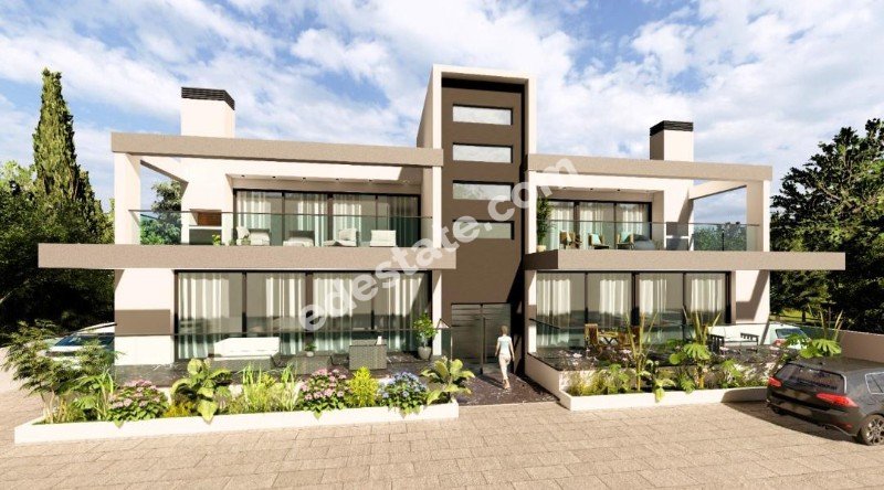 Lefkoşa Metehan Bölgesinde SATILIK ŞİRKETE ÖDEMELİ YENİ 3+1 ZEMİN KAT DAİRELER