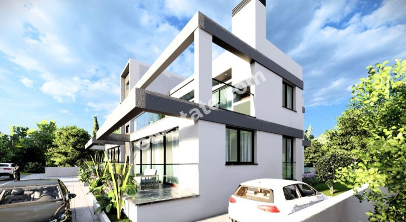 Lefkoşa Metehan Bölgesinde SATILIK ŞİRKETE ÖDEMELİ YENİ 3+1 ZEMİN KAT DAİRELER