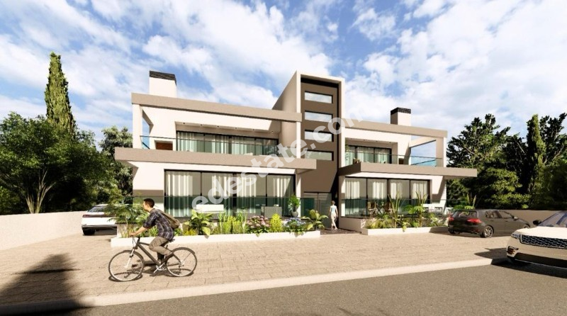 Lefkoşa Metehan Bölgesinde SATILIK ŞİRKETE ÖDEMELİ YENİ 3+1 ZEMİN KAT DAİRELER