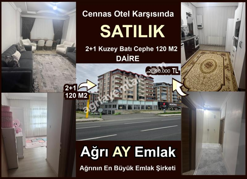 CENAS OTEL KARŞISINDA K-B.CEPHELİ 4. KAT 120M2 SATILIK 2+1 DAİRE