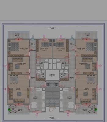 AFYON ÜÇOK EMLAKTAN MAREŞAL FEVZİ ÇAKMAK MAH EBEVEYN BANYOLU  3+1 110M² SIFIR SATILIK DAİRELER 