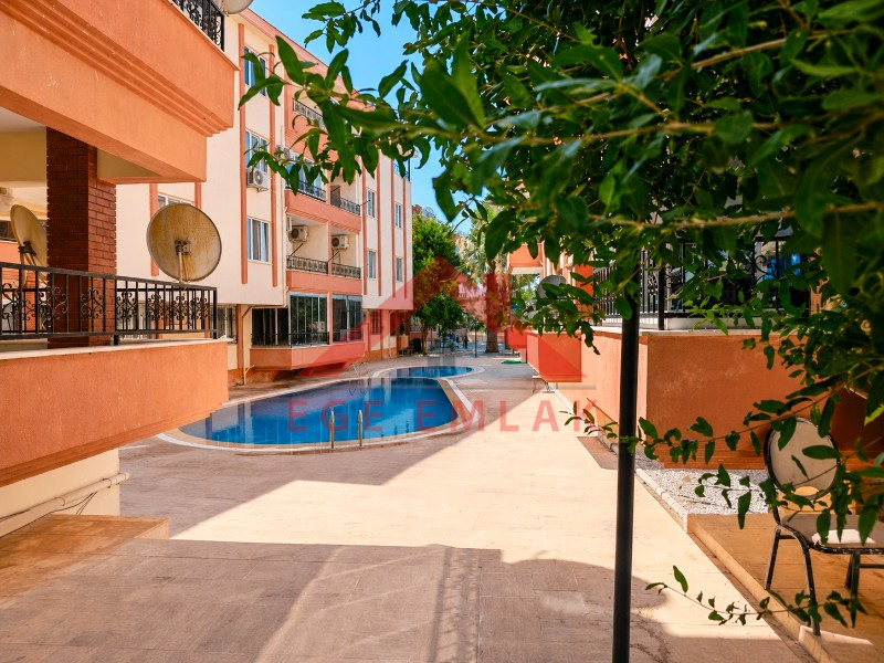 Didim Çamlık Moonlight Complex'de Havuzlu, Eşyalı 3+1 Satılık Daire
