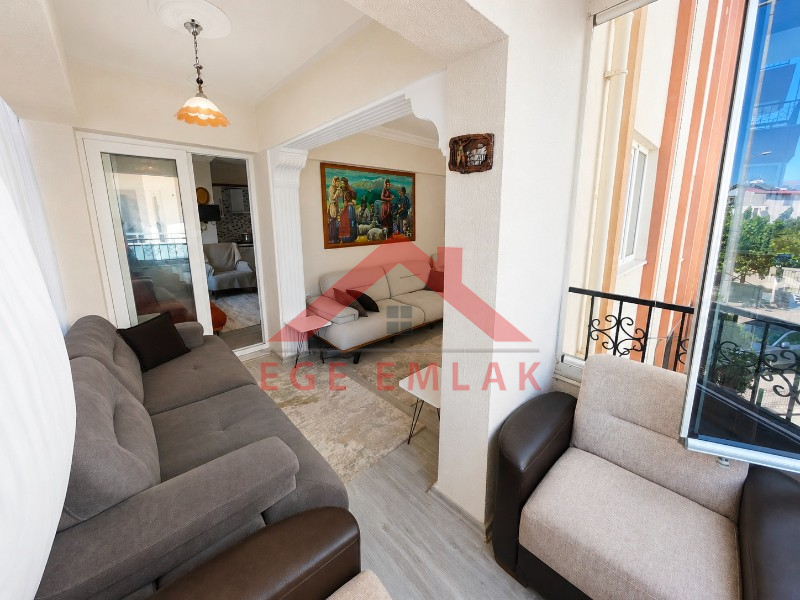 Didim Çamlık Moonlight Complex'de Havuzlu, Eşyalı 3+1 Satılık Daire