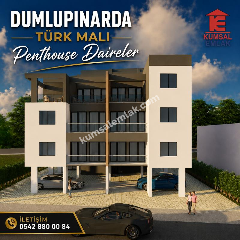 Dumlupınar'da penthouse daireler