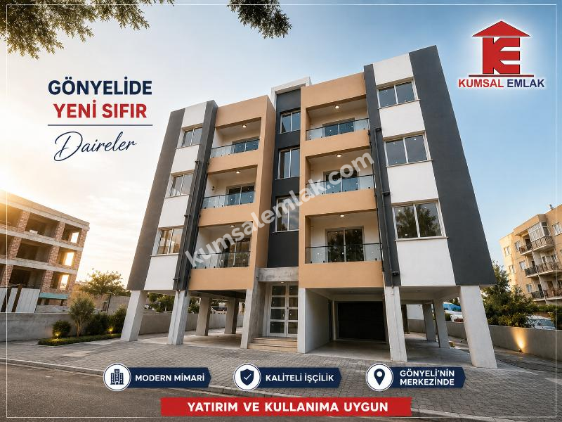 Gönyeli'de yeni sıfır daire 