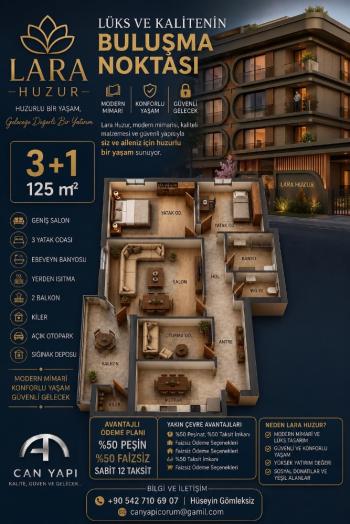 Güvenay - Çorum Gülabibey'de Lansmana Özel Fırsat: Projeden ve Topraktan Satılık 3+1 Lüks Daire!
