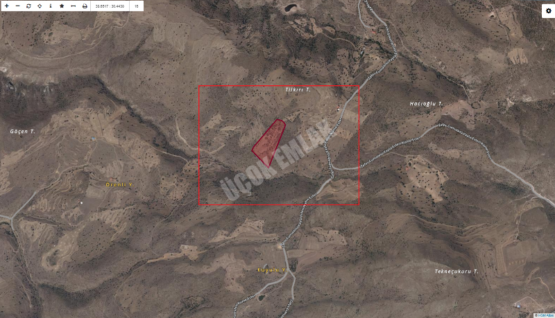 AFYON ÜÇOK EMLAKTAN KOCATEPE - ZAFER DE SATILIK ACİL FIRSAT FİYATA 20.136M² TARLA