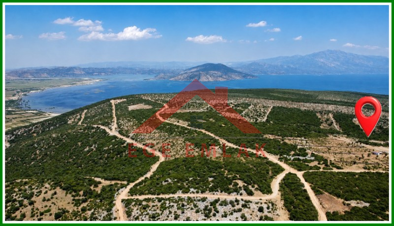 Didim Bozseki’de Göl ve Deniz Manzaralı 871 m² Müstakil Tapulu İmarlı Arsa
