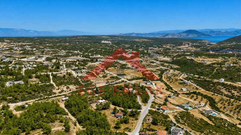Didim Bozseki’de Göl ve Deniz Manzaralı 871 m² Müstakil Tapulu İmarlı Arsa