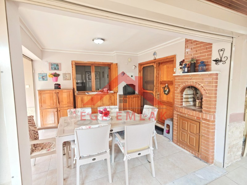 Didim Mavişehir Tepeönü Sitesi'nde Deniz Manzaralı Eşyalı 3+1 Satılık Villa