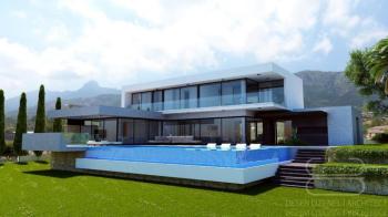 Kıbrıs Girne Bellapais Bölgesinde Özel Tasarım Satılık Lüks 4+2 Villa