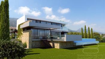 Kıbrıs Girne Bellapais Bölgesinde Özel Tasarım Satılık Lüks 4+2 Villa
