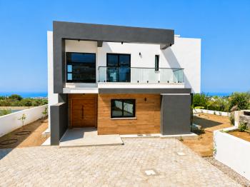 KIBRIS GİRNE BELLAPAİS'TE FULL DENİZ VE DAĞ MANZARALI LÜKS 4+1 SATILIK VİLLA