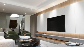 Bellapais'in En Prestijli Konumunda Full Deniz ve Dağ Manzaralı Türk Malı Lüks 4+1 Villa