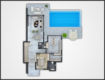 Bellapais'in En Prestijli Konumunda Full Deniz ve Dağ Manzaralı Türk Malı Lüks 4+1 Villa