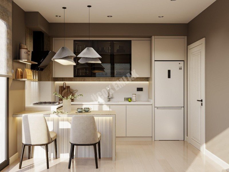 AFYON ÜÇOK EMLAKTAN ERKMEN CUMHURİYET MAH 1+1 50M² FULL EŞYALI  SIFIR SATILIK DAİRE