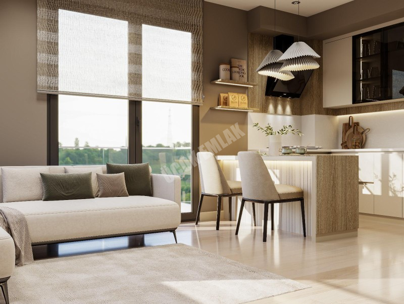 AFYON ÜÇOK EMLAKTAN ERKMEN CUMHURİYET MAH 1+1 50M² FULL EŞYALI  SIFIR SATILIK DAİRE