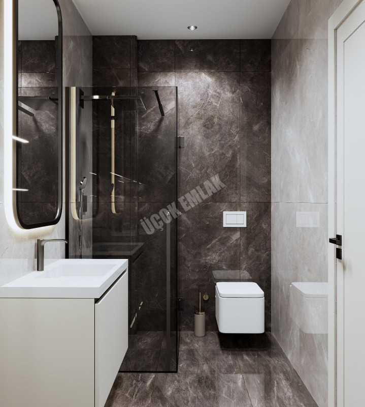 AFYON ÜÇOK EMLAKTAN ERKMEN CUMHURİYET MAH 1+1 50M² FULL EŞYALI  SIFIR SATILIK DAİRE