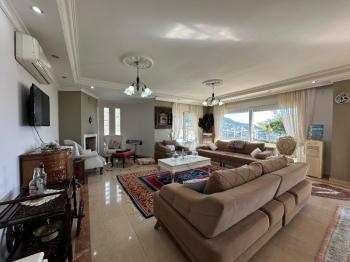 BEKTAŞ VİLLA SATILIK FULL EŞYALI 5+1 MÜSTAKİL VİLLA DENİZ VE KALE MANZARALI ALANYA ANTALYA