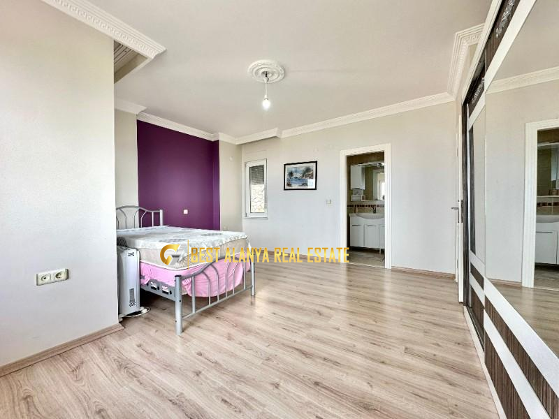 ALANYA BEKTAŞ MAHALLESİ SATILIK FULL EŞYALI 3+1 MÜSTAKİL VİLLA DENİZ MANZARALI