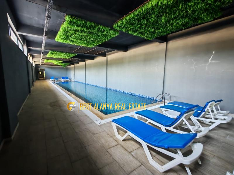 AHM SUNSHINE RESIDENCE SATILIK KISMİ EŞYALI 1+1 DAİRE ALANYA ANTALYA
