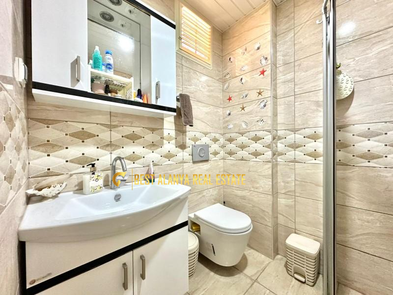 ALANYA OBAGÖL SATILIK FULL EŞYALI 1+1 DAİRE DENİZE 150 METRE