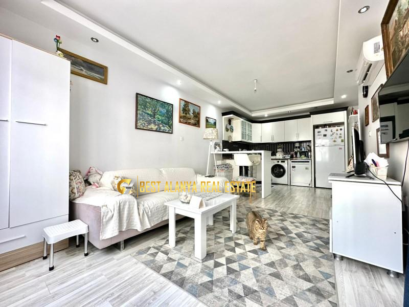 ALANYA OBAGÖL SATILIK FULL EŞYALI 1+1 DAİRE DENİZE 150 METRE