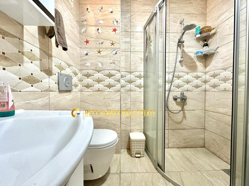 ALANYA OBAGÖL SATILIK FULL EŞYALI 1+1 DAİRE DENİZE 150 METRE