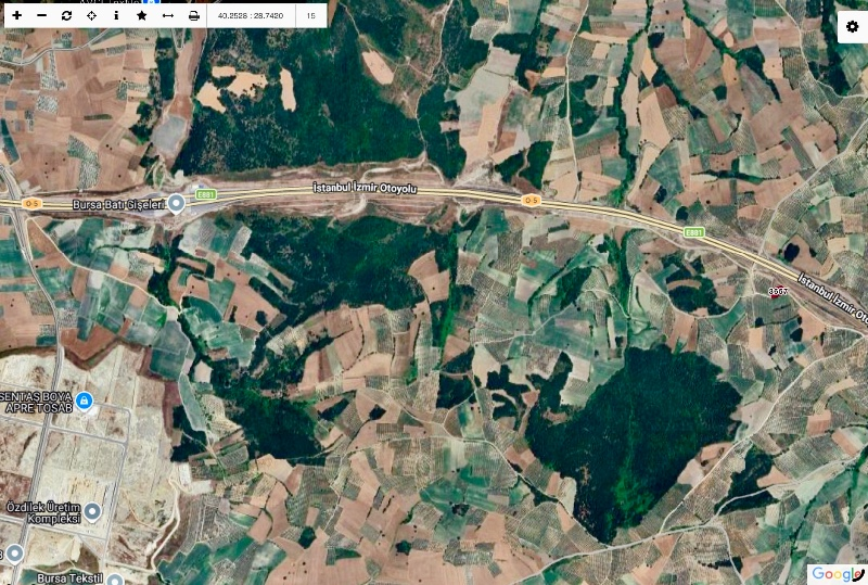DijitalEmlak’tan Nilüfer Konaklıda Yola cephe Satılık 1.776 m2 Kıymetli Arazi