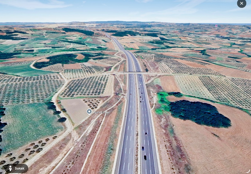 DijitalEmlak’tan Nilüfer Konaklıda Yola cephe Satılık 1.776 m2 Kıymetli Arazi