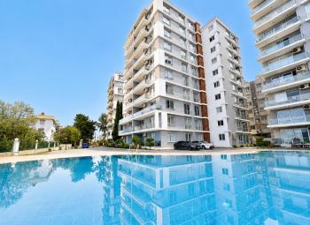 Kıbrıs Girne Merkez Kavanium Residence Fırsat Türk Koçanlı Havuz Manzaralı Zemin Kat 3+1 Satılık Daire