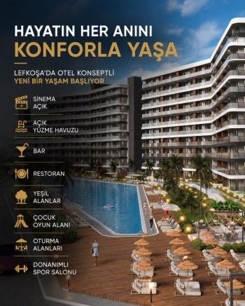 Minareliköyde ( Vinova Lefkoşa Projesi) Satılık Daireler Temmuz 2029 Teslim