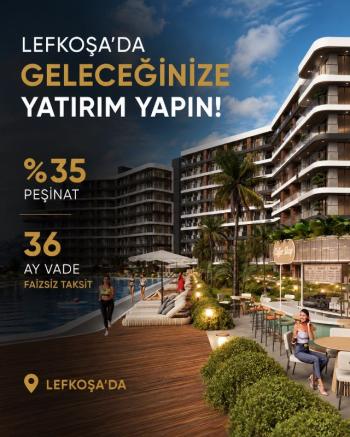 Minareliköyde ( Vinova Lefkoşa Projesi) Satılık Daireler Temmuz 2029 Teslim