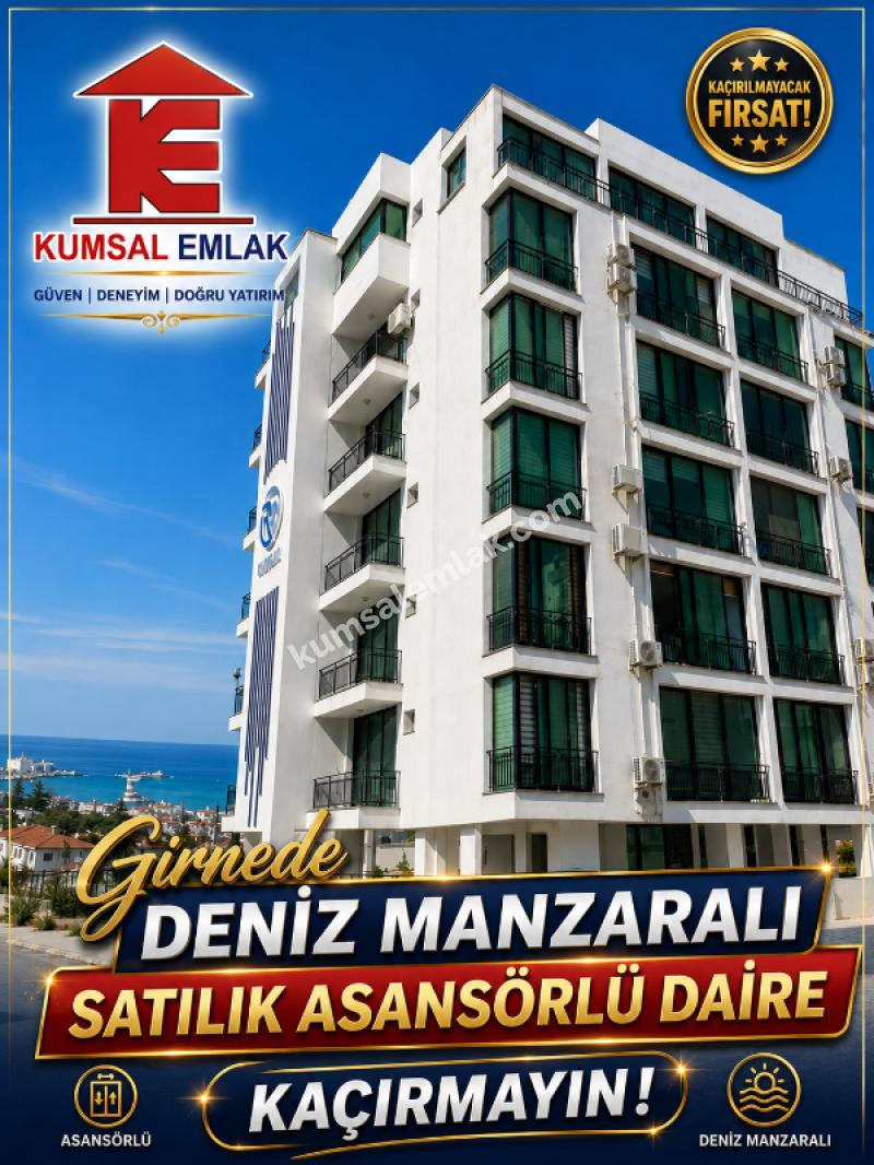 GİRNE MERKEZ'DE SATILIK DAİRE