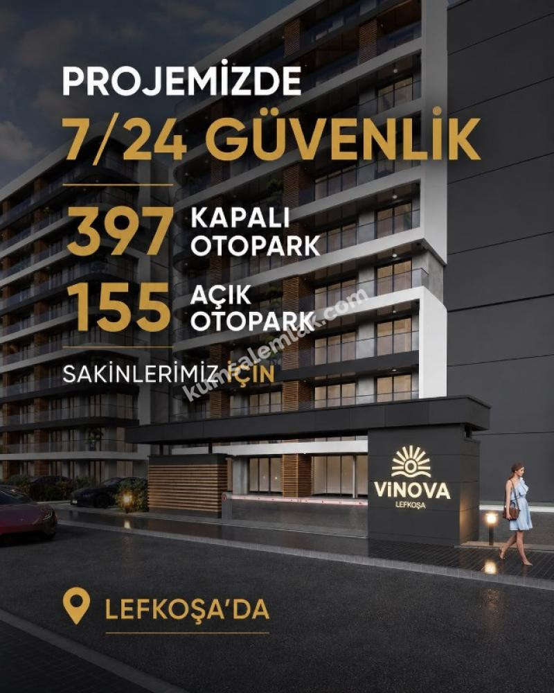 Minareliköyde ( Vinova Lefkoşa Projesi) Satılık Daireler Temmuz 2029 Teslim