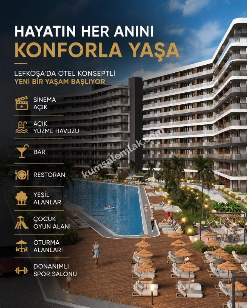 Minareliköyde ( Vinova Lefkoşa Projesi) Satılık Daireler Temmuz 2029 Teslim