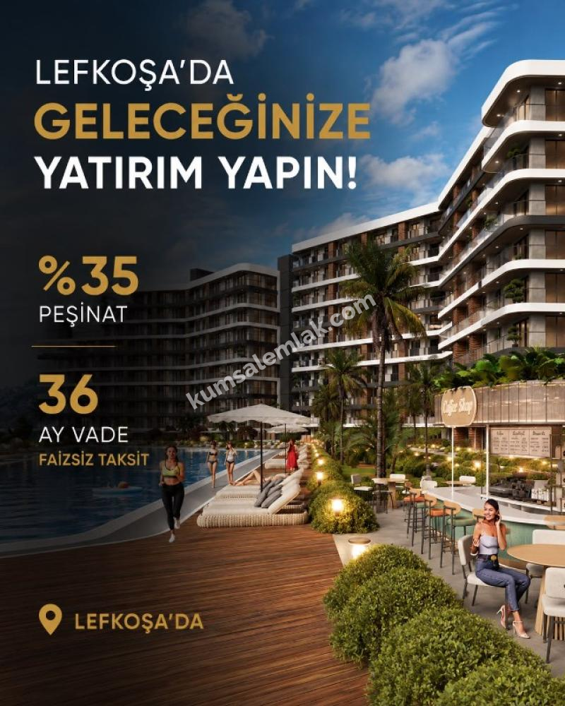 Minareliköyde ( Vinova Lefkoşa Projesi) Satılık Daireler Temmuz 2029 Teslim