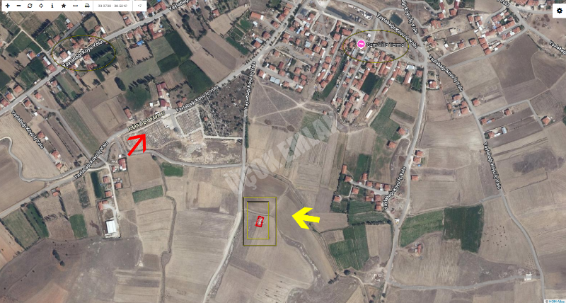 * AFYON ÜÇOK EMLAKTAN YAYLABAĞI KASABASINDA 321M² SATILIK ARSA *