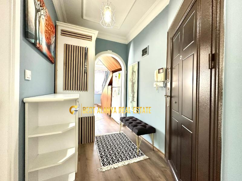ALANYA SATILIK KALE MANZARALI EŞYALI 2+1 DUBLEKS DAİRE METO RESIDENCE ANTALYA TÜRKİYE