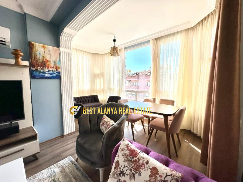 ALANYA SATILIK KALE MANZARALI EŞYALI 2+1 DUBLEKS DAİRE METO RESIDENCE ANTALYA TÜRKİYE