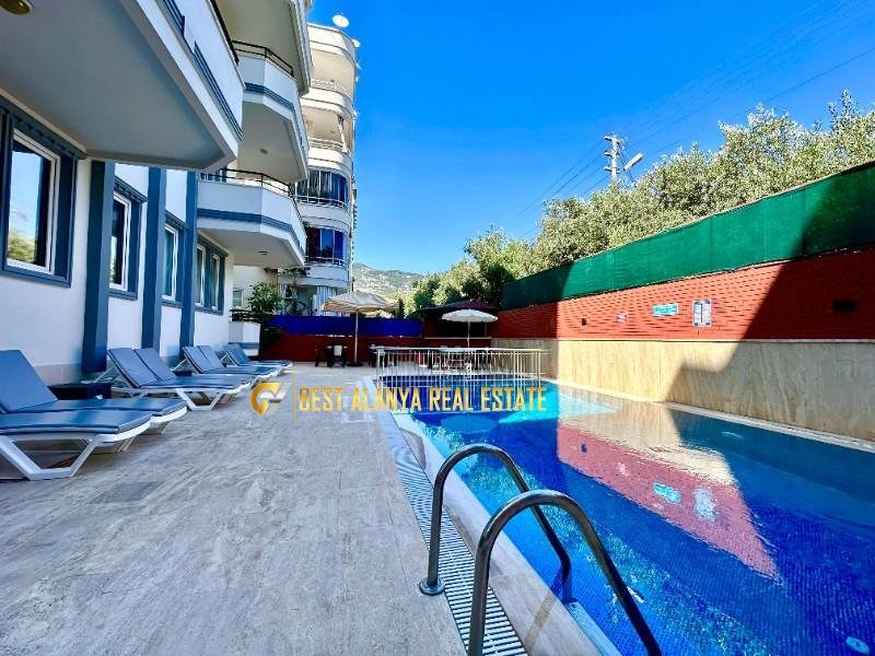 ALANYA SATILIK KALE MANZARALI EŞYALI 2+1 DUBLEKS DAİRE METO RESIDENCE ANTALYA TÜRKİYE