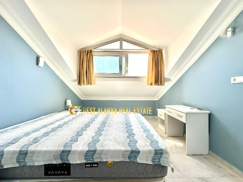 ALANYA SATILIK KALE MANZARALI EŞYALI 2+1 DUBLEKS DAİRE METO RESIDENCE ANTALYA TÜRKİYE