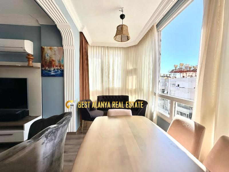ALANYA SATILIK KALE MANZARALI EŞYALI 2+1 DUBLEKS DAİRE METO RESIDENCE ANTALYA TÜRKİYE