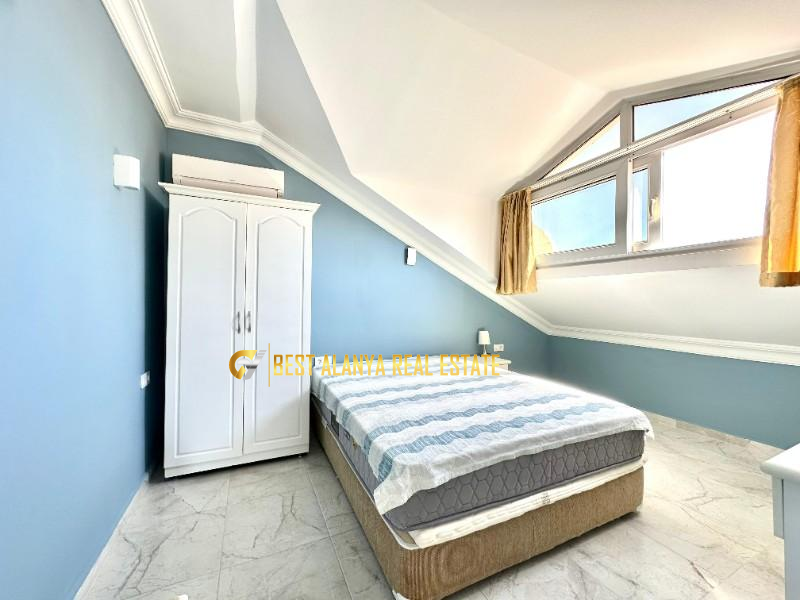 ALANYA SATILIK KALE MANZARALI EŞYALI 2+1 DUBLEKS DAİRE METO RESIDENCE ANTALYA TÜRKİYE