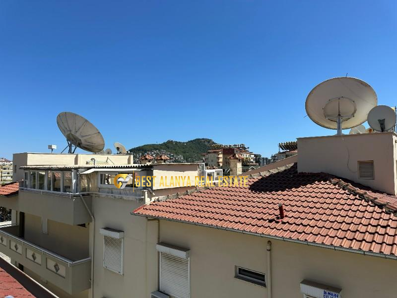 ALANYA SATILIK KALE MANZARALI EŞYALI 2+1 DUBLEKS DAİRE METO RESIDENCE ANTALYA TÜRKİYE