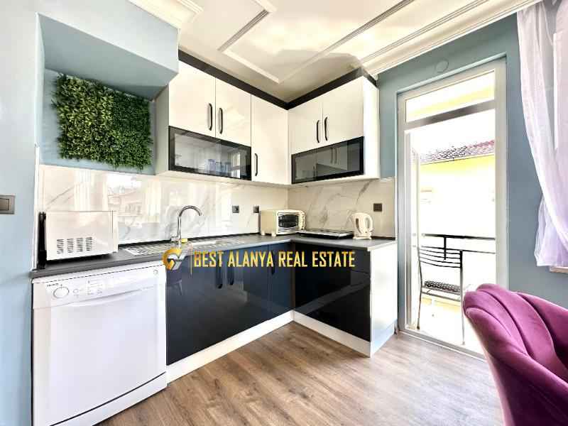 ALANYA SATILIK KALE MANZARALI EŞYALI 2+1 DUBLEKS DAİRE METO RESIDENCE ANTALYA TÜRKİYE