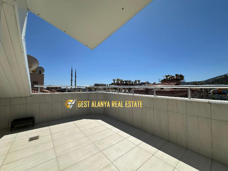 ALANYA SATILIK KALE MANZARALI EŞYALI 2+1 DUBLEKS DAİRE METO RESIDENCE ANTALYA TÜRKİYE