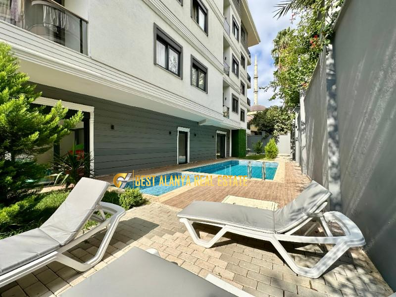 KIZLARPINARI SATILIK EŞYALI 1+1 DAİRE ALANYA ANTALYA TÜRKİYE