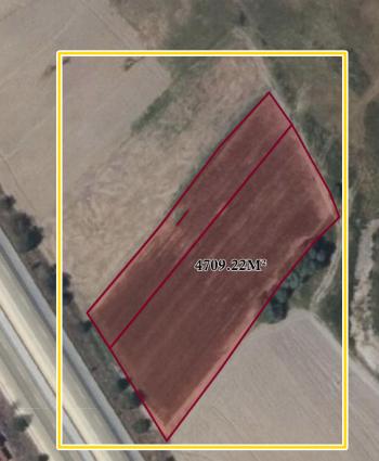 AFYON ÜÇOK EMLAKTAN GÖZSÜZLÜ HAMAM OVASI MEVKİNDE 4709M² SATILIK MÜFREZ TARLA 